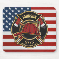 Pompier Secourt incendie Département USA Drapeau p