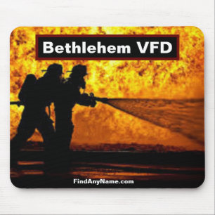 Tapis De Souris Pompiers Bethléem VFD Mousepad
