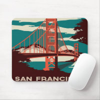 Pont d'or de style Vintage San Francisco