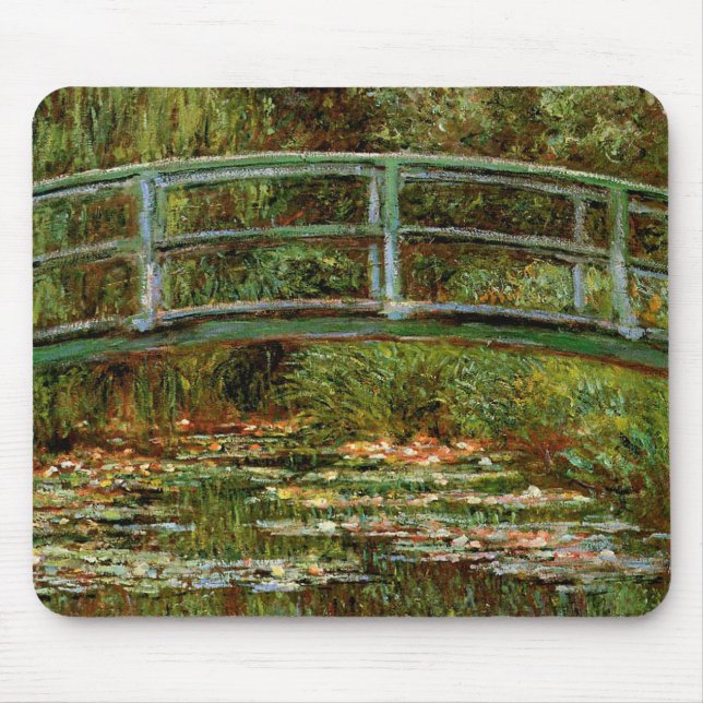 Tapis De Souris Pont français de Monet Giverney (Devant)