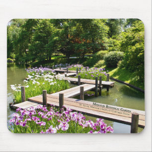 Tapis De Souris Pont Zig Zag du Jardin botanique du Missouri