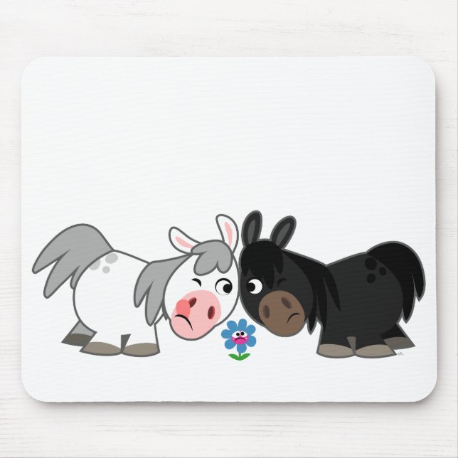Tapis De Souris Pontes caricaturales mignons Standoff Mousepad (Devant)