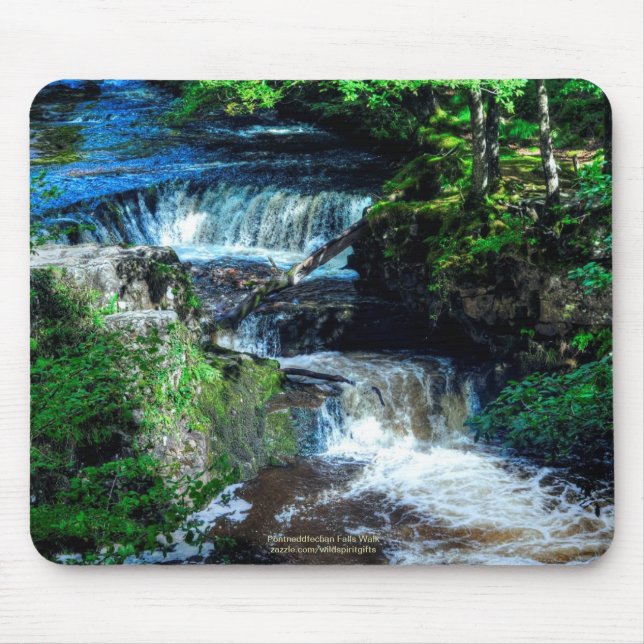 Tapis De Souris Pontneddfechan Falls Walking Trail - Pays de Galle (Devant)