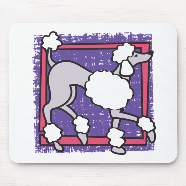 Tapis De Souris POODLE Ordinateur Souris Pad (Devant)