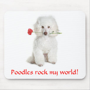 Tapis de souris Poodles Rock My World