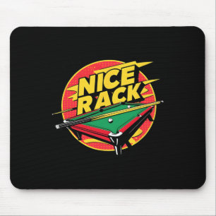 Tapis De Souris Pool Shark Billard Nice Rack Funny Puns 8 Ball B