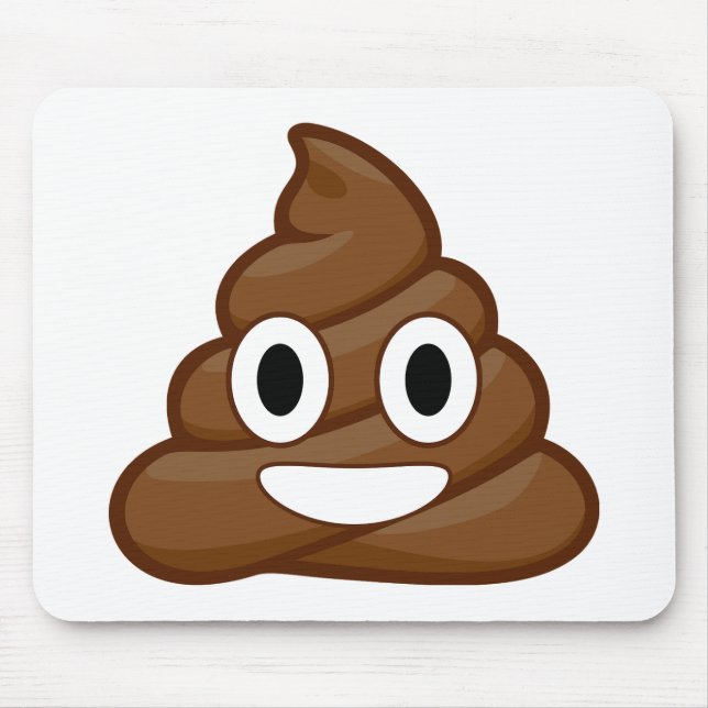 Tapis De Souris poop emoji (Devant)