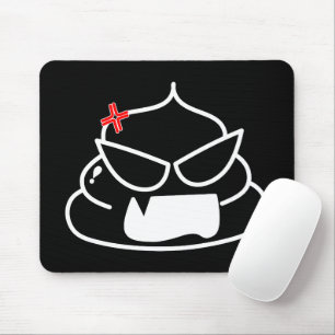 Tapis De Souris Poop en colère - Brootsch le PooPoo