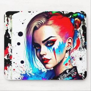 Tapis De Souris Pop Art Girl
