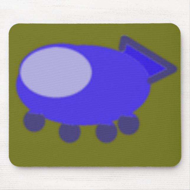 Tapis De Souris Popcorn Anime Chiot Navire Mousepad (Devant)