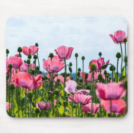 Tapis De Souris Poppies roses