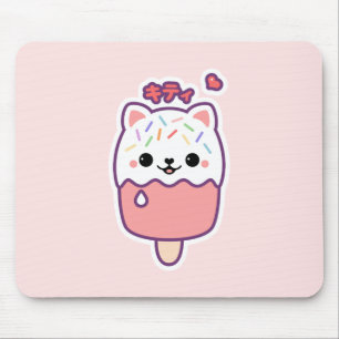 Tapis De Souris Popsicle mignon de chat