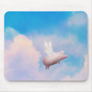 Tapis De Souris porc avec le mousepad d'ailes