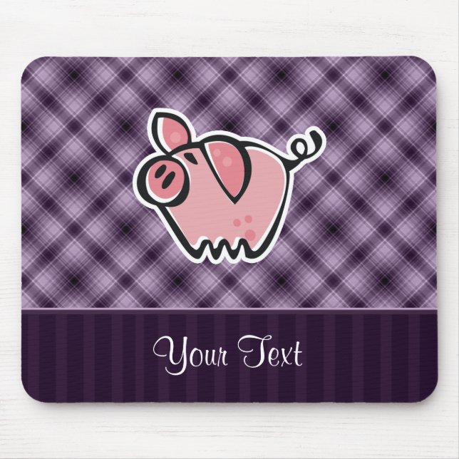 Tapis De Souris Porc pourpre (Devant)