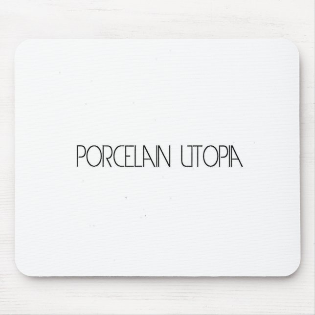 Tapis De Souris Porcelaine Utopie (Devant)