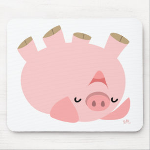 Tapis De Souris Porcin ayant le mousepad d'amusement