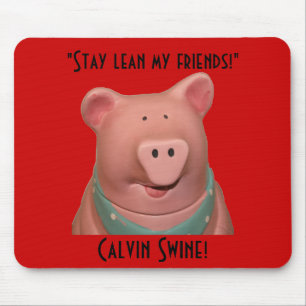 Tapis De Souris Porcs Mousepad de Calvin !