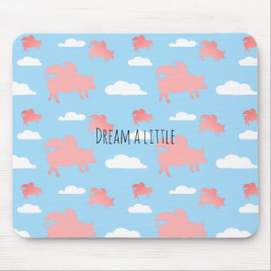 Tapis De Souris Porcs volants lunaires