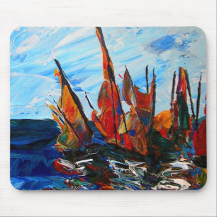 Tapis De Souris Port d'Au de Voiliers un bainet 2009