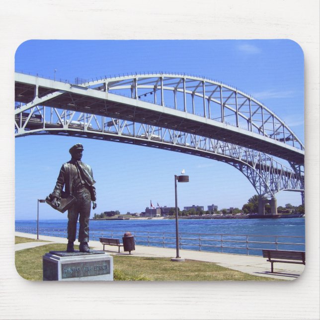 Tapis De Souris Port Huron Michigan (Devant)