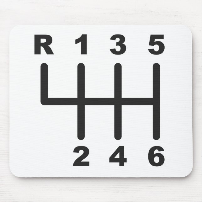 Tapis De Souris Porte de décalage de 6 vitesses (Devant)