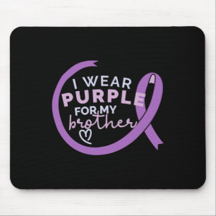 Tapis De Souris Porter Violet Pour Mon Frère Alzheimer