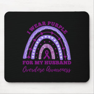Tapis De Souris Porter Violet Pour Mon Mari Surdose Sensibilisatio