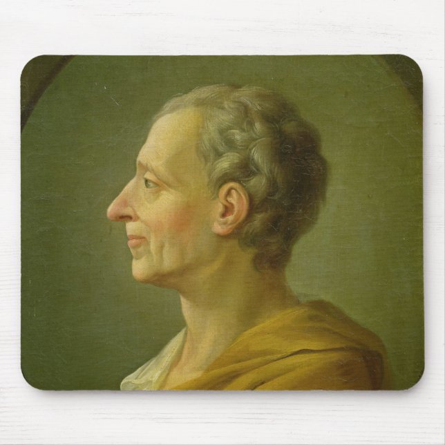 Tapis De Souris Portrait de Charles de Montesquieu (Devant)