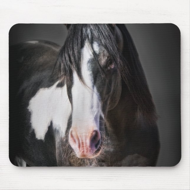 Tapis De Souris Portrait de cheval II (Devant)