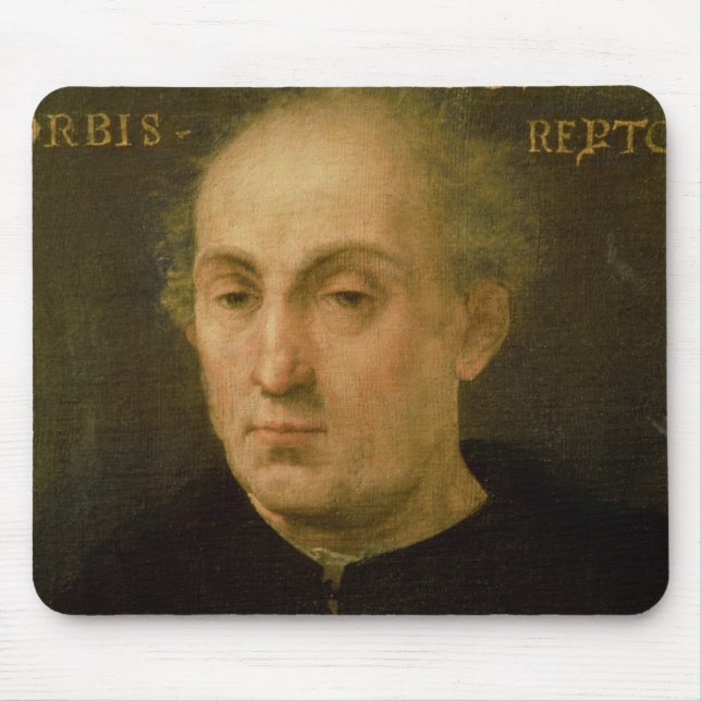 Tapis De Souris Portrait de Christophe Colomb (Devant)