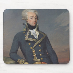 Tapis De Souris Portrait de Gilbert Motier en tant que lieutenant