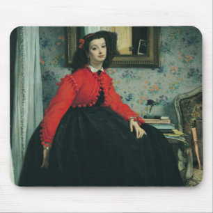 Tapis De Souris Portrait de James Tissot de Mlle. L.L. 1864