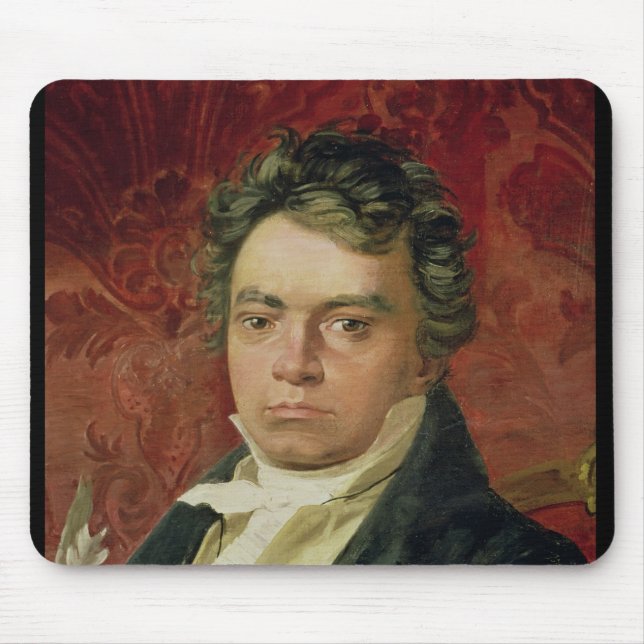 Tapis De Souris Portrait de Ludwig van Beethoven (Devant)