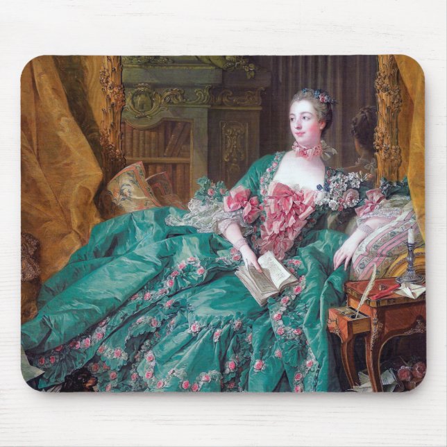 Tapis De Souris Portrait de Madame Pompadour, Boucher (Devant)