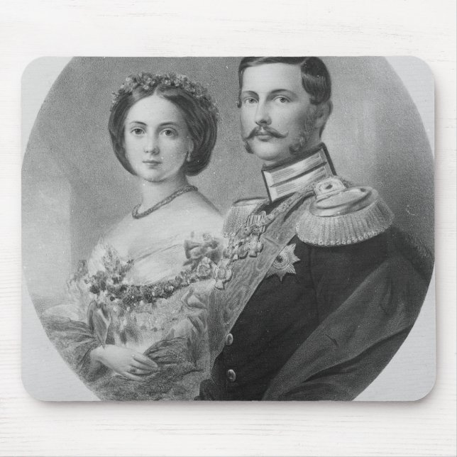 Tapis De Souris Portrait de mariage de leurs altesses royales (Devant)