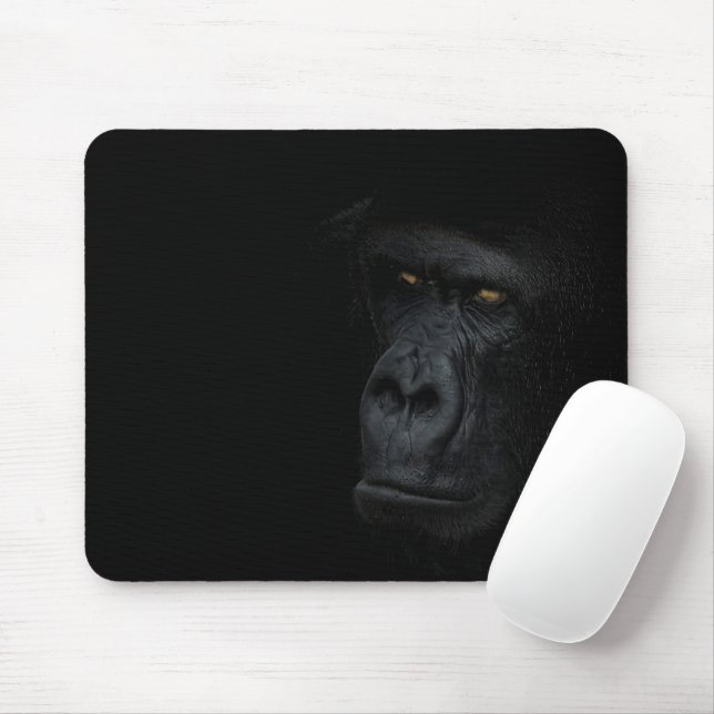 Tapis De Souris Portrait de Mutret gorilla (Avec souris)