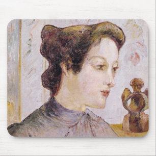 Tapis De Souris Portrait de Paul Gauguin d'une jeune femme, 1886