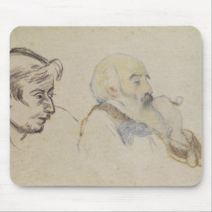 Tapis De Souris Portrait de Pissarro par Gauguin