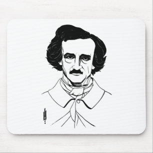 Tapis De Souris Portrait d'Edgar Allan Poe
