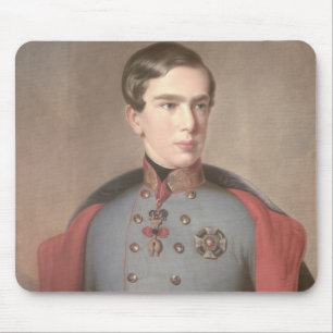 Tapis De Souris Portrait d'empereur Franz Joseph de l'Autriche