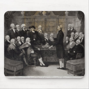 Tapis De Souris Portrait des membres Médicale de société de