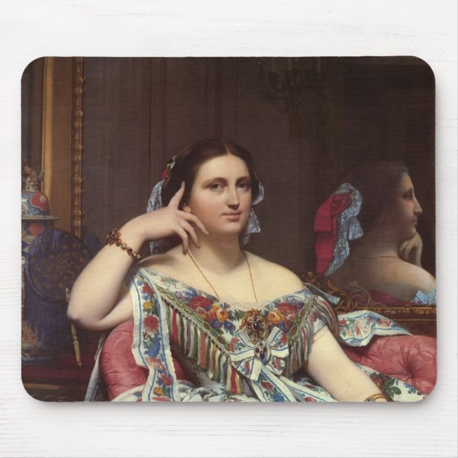 Tapis De Souris Portrait d'ingres- de Jean de Madame Moitessier (Devant)