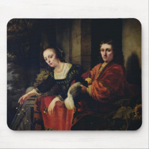 Tapis De Souris Portrait d'un mari et d'une épouse, 1654