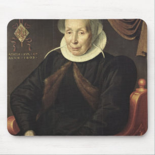 Tapis De Souris Portrait d'une femme âgée, 1603