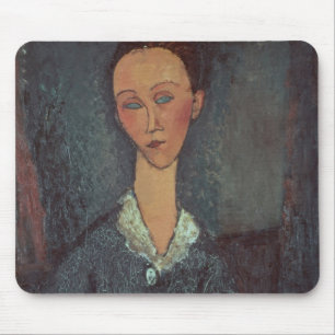 Tapis De Souris Portrait d'une femme avec un intellectuel (huile