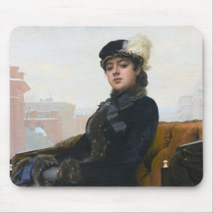 Tapis De Souris Portrait d'une femme inconnue, Ivan Kramskoi