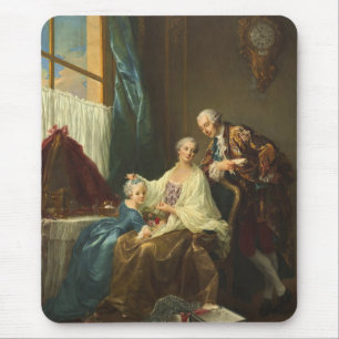 Tapis De Souris Portrait Familial Par François-Hubert Drouais