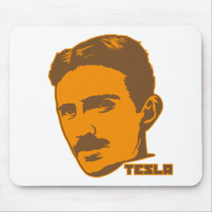 Tapis De Souris Portrait Mousepad de Nikola Tesla