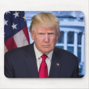 Tapis De Souris Portrait officiel de Donald Trump
