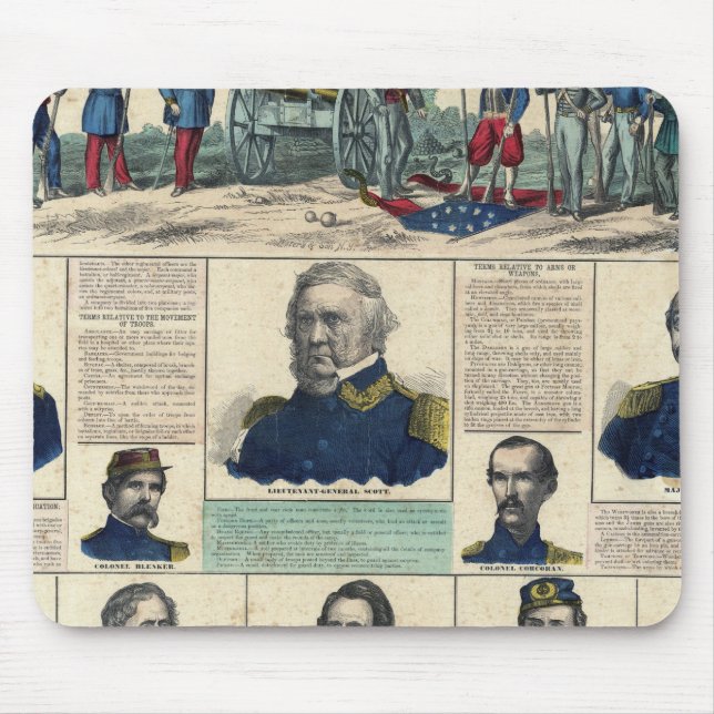 Tapis De Souris Portraits militaires (Devant)